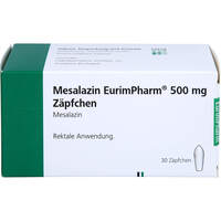 Mesalazin EurimPharm 500 mg Z&auml;pfchen, 30 Stk., Eurimpharm Arzneimittel GmbH