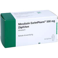 Mesalazin EurimPharm 500 mg Z&auml;pfchen, 30 Stk., Eurimpharm Arzneimittel GmbH