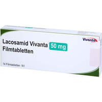 Lacosamid Vivanta 50 mg Filmtabletten, 14 Stk., Vivanta Generics s.r.o