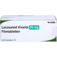 Lacosamid Vivanta 50 mg Filmtabletten, 168 st, Vivanta Generics s.r.o