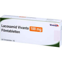 Lacosamid Vivanta 100 mg Filmtabletten, 56 Stk., Vivanta Generics s.r.o