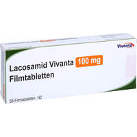 Lacosamid Vivanta 100 mg Filmtabletten, 56 Stk., Vivanta Generics s.r.o