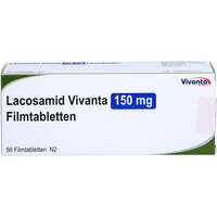 Lacosamid Vivanta 150 mg Filmtabletten, 56 Stk., Vivanta Generics s.r.o