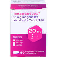 Pantoprazol Juta 20 mg magensaftresistente Tabl., 60 st, JUTA Pharma GmbH