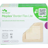 MEPILEX BORDER FLEX LITE SCHAUMVERBAND 7.5X7.5 CM, 10 st, B2b Medical GmbH