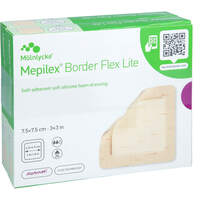 MEPILEX BORDER FLEX LITE SCHAUMVERBAND 7.5X7.5 CM, 10 st, B2b Medical GmbH