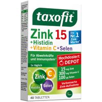 taxofit Zink + Histidin + Selen Depot, 40 st, MCM KLOSTERFRAU Vertr. GmbH