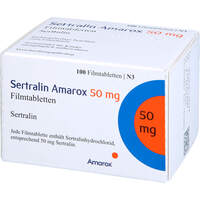 Sertralin Amarox 50 mg Filmtabletten, 100 st, AMAROX PHARMA GmbH