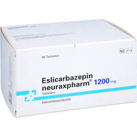 Eslicarbazepin neuraxpharm 1200 mg Tabletten, 90 st, neuraxpharm Arzneimittel GmbH