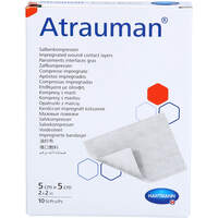 ATRAUMAN 5x5 cm steril Kompressen, 10 Stk., zelhealth GmbH
