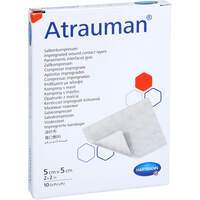 ATRAUMAN 5x5 cm steril Kompressen, 10 Stk., zelhealth GmbH