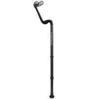 GANYMED Unterarmgehhilfe ergonomi Softgriff schw, 2 st, Ossenberg GmbH