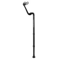 GANYMED Unterarmgehhilfe anatomi Softgriff schwarz, 2 st, Ossenberg GmbH