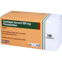 Quetiapin Accord 300 mg Filmtabletten, 100 st, 1 0 1 Carefarm GmbH