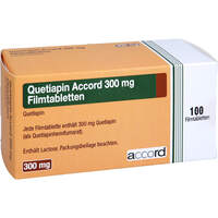 Quetiapin Accord 300 mg Filmtabletten, 100 st, 1 0 1 Carefarm GmbH