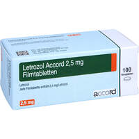 Letrozol Accord 2.5 mg Filmtabletten, 100 st, 1 0 1 Carefarm GmbH