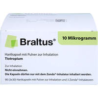 Braltus 10 ug + 3 Zonda-Inhalat.Hartk.m.Plv.z.Inh., 90 st, Axicorp Pharma GmbH