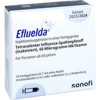 Efluelda 2023/2024 Inj.-Sus.i.e.FER ohne Kanüle, 10 st, Sanofi-Aventis Deutschland GmbH