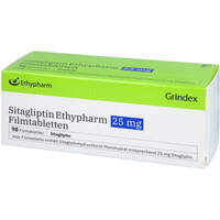 Sitagliptin Ethypharm 25 mg Filmtabletten, 98 st, Ethypharm GmbH