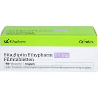 Sitagliptin Ethypharm 50 mg Filmtabletten, 98 st, Ethypharm GmbH