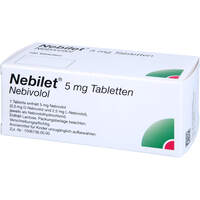 Nebilet 5 mg Tabletten, 100 st, Orifarm GmbH