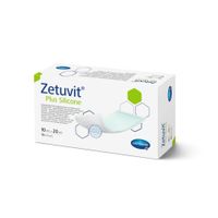 Zetuvit Plus Silicone 10x20cm, 10 st, Paul Hartmann AG