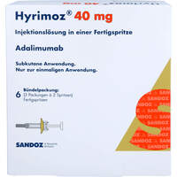 Hyrimoz 40 mg/0.8 ml Inj.-Lösung i.e.Fertigspritze, 6 st, Inopha GmbH