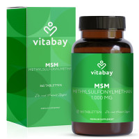 MSM 1000 mg Methylsulfonylmethan vegan, 365 st, Vitabay CV