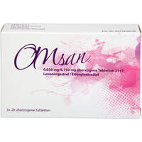 Omsan 0.030 mg/0.150 mg überzogene Tabletten 21+7, 3x28 st, HEATON k.s.