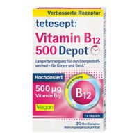 tetesept Vitamin B12 500 Depot, 30 st, Merz Consumer Care GmbH