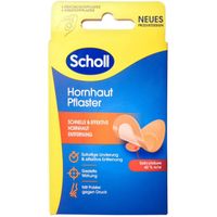 Scholl Hornhaut Pflaster, 4 st, Scholl's Wellness Company GmbH