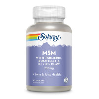 MSM 750 mg mit Curcuma+Weihrauch+Teufelskralle, 90 st, Supplementa GmbH