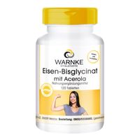 Eisen-Bisglycinat mit Acerola, 120 st, Warnke Vitalstoffe GmbH