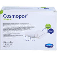 COSMOPOR SILICONE WUNDVERBAND 5X7.2 CM, 10 st, B2b Medical GmbH