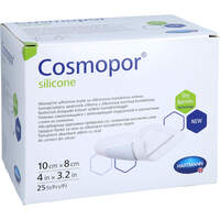 COSMOPOR SILICONE WUNDVERBAND 8X10 CM, 25 st, B2b Medical GmbH