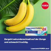 Loperamid PUREN akut 2 mg Schmelztabletten, 12 st, PUREN Pharma GmbH & Co. KG