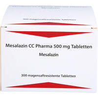 Mesalazin CC Pharma 500 mg Tabletten, 300 st, 1 4 U Pharma GmbH