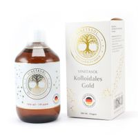 VINETASOL KOLLOIDALES GOLD - 10ppm, 500 ml, NANODIS GmbH & Co. KG Fachbereich Dispersionen