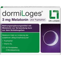 dormiLoges 3mg Melatonin plus Tryptophan, 60 Stk., Dr. Loges + Co. GmbH