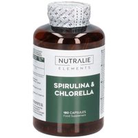 Nutralie Spirulina & Chlorella, 180 st, NUTRIEXPERTS S.L