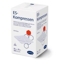 ES-KOMPRESSEN unsteril 10x10 cm 12fach, 100 st, Eurimpharm Arzneimittel GmbH