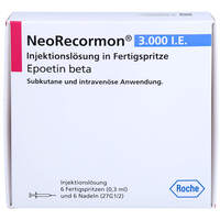 NeoRecormon 3000 I.E. Injekt.-Lsg.i.e.Fertigspr., 6 st, Orifarm GmbH