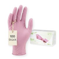 MEDI-INN CLASSIC Nitril Pink Plus puderfrei GR.XS, 100 Stk., Body Prod. Relax GmbH