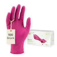 MEDI-INN CLASSIC Nitril Magenta puderfrei GR.XL, 100 Stk., Body Prod. Relax GmbH