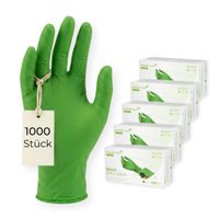MEDI-INN CLASSIC Nitril Apple Green puderfr.GR.XS, 1000 st, Body Prod. Relax GmbH