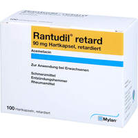 Rantudil retard Kapseln, 100 st, Orifarm GmbH