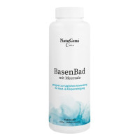 Basenbad mit Meersalz Badezusatz Rosenquarz vegan, 1000 g, NatuGena GmbH