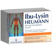 Ibu-Lysin HEUMANN 400 mg Filmtabletten, 50 st, Heumann Pharma GmbH & Co. Generica KG