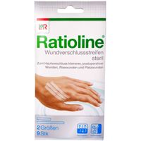 Ratioline Wundverschlussstreifen steril 2 Gr., 9 st, Lohmann & Rauscher GmbH & Co. KG