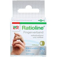 Ratioline selbsthaft.Fingerver.hellbraun2.5cmx4.5m, 1 st, Lohmann & Rauscher GmbH & Co. KG